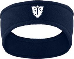 Stretch Fleece Headband, Navy